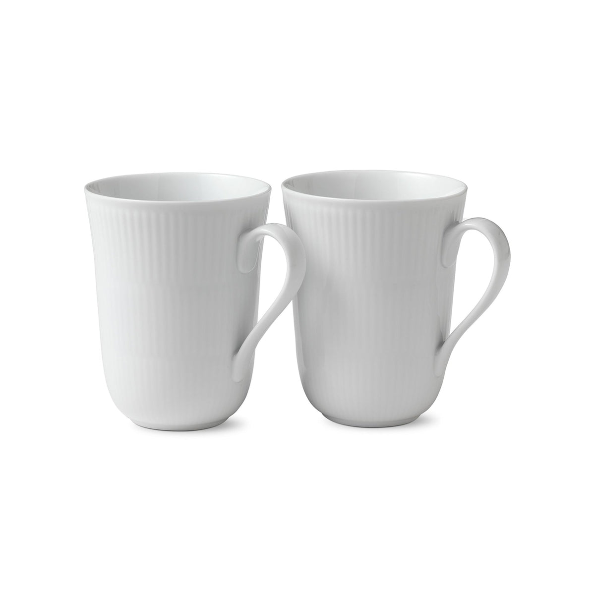 White Fluted Cup, 36 cl, 2 pcs - US 8173