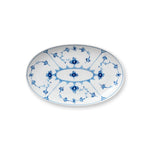 Blue Fluted Plain Assiette, 23.5 cm - US 4359