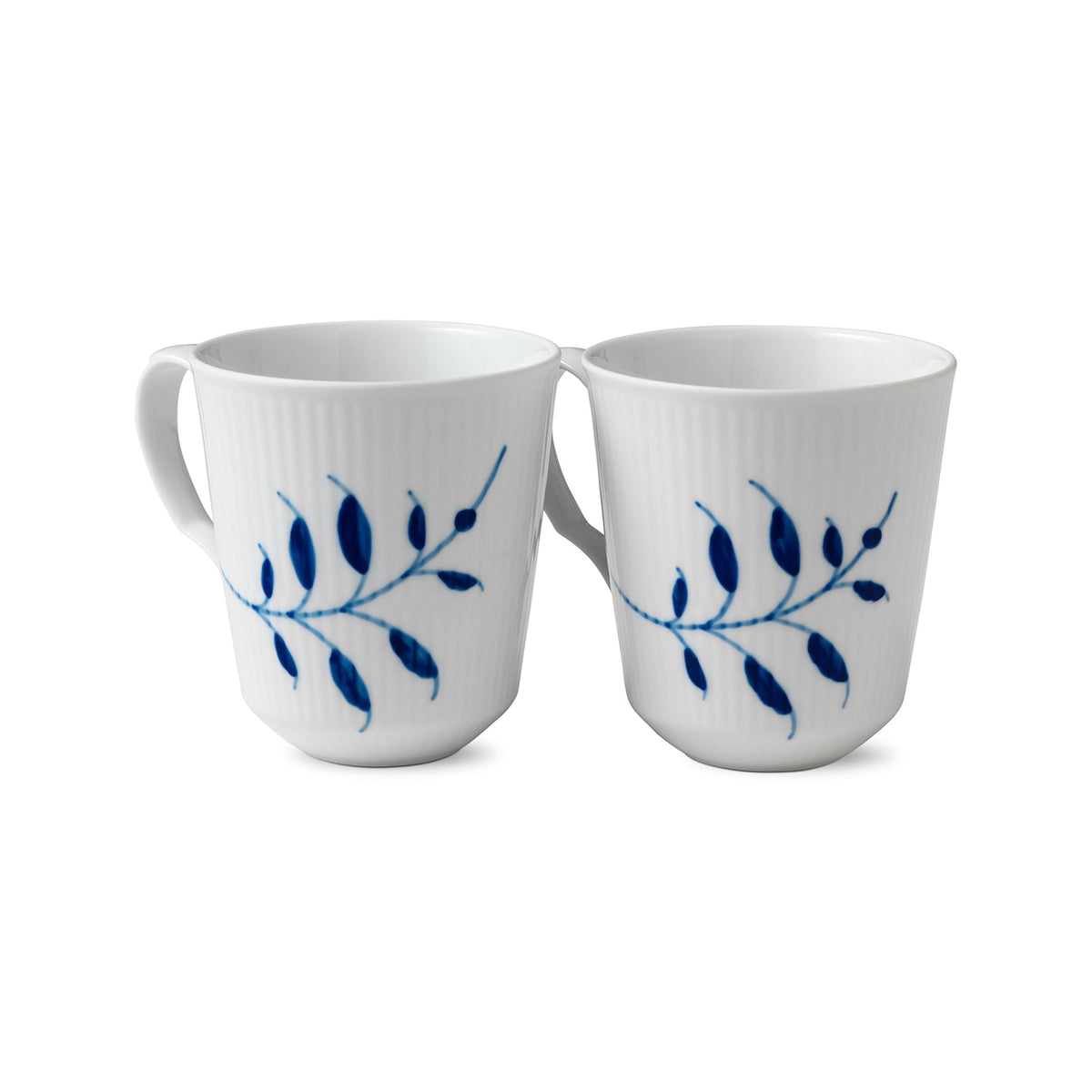 Blue Fluted Mega Cup, 38 cl, 2 pcs - US 4700