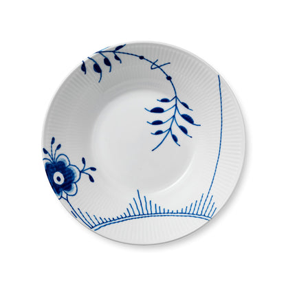 Blue Fluted Mega Deep Plate, 24 cm - US 3910