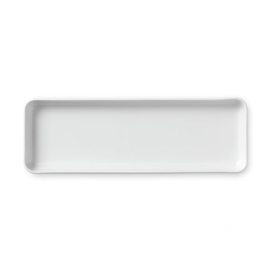 White Fluted Dish, 36 cm - US 6978
