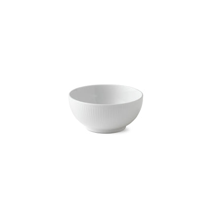 White Fluted Bowl, 47 cl - US 4101
