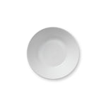 White Fluted Deep Plate, 17 cm - US 6801