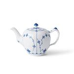 Blue Fluted Plain Teapot, 70 cl - US 7925