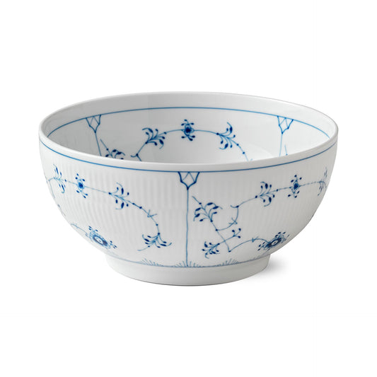 Blue Fluted Plain Bowl, 310 cl - US 8709