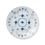 Blue Fluted Plain Plate, 25 cm - US 1318