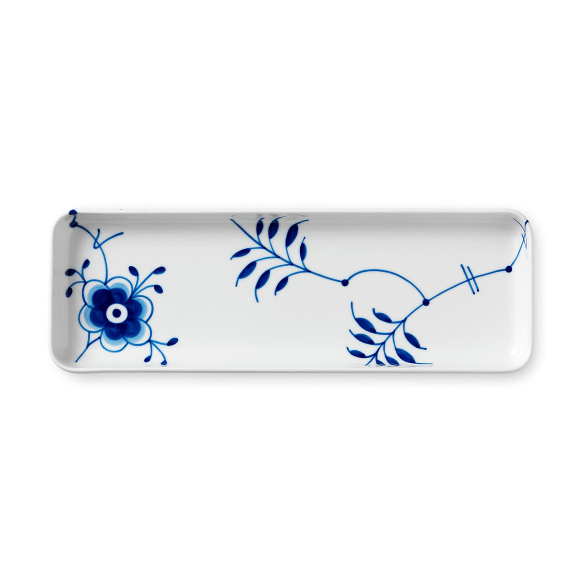 Blue Fluted Mega Dish, 36 cm - US 7870