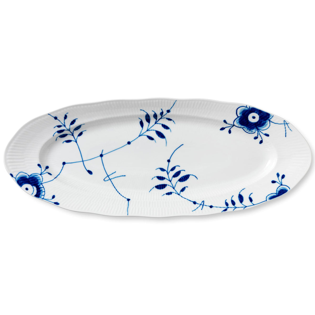 Blue Fluted Mega Dish, 60 cm - US 2485
