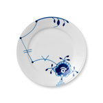 Blue Fluted Mega Plate, Decoration 6, 22 cm - US 6998