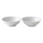 White Fluted Bowl, 35 cl, 2 pcs - US 4573