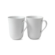 White Fluted Cup, 36 cl, 2 pcs - US 8173