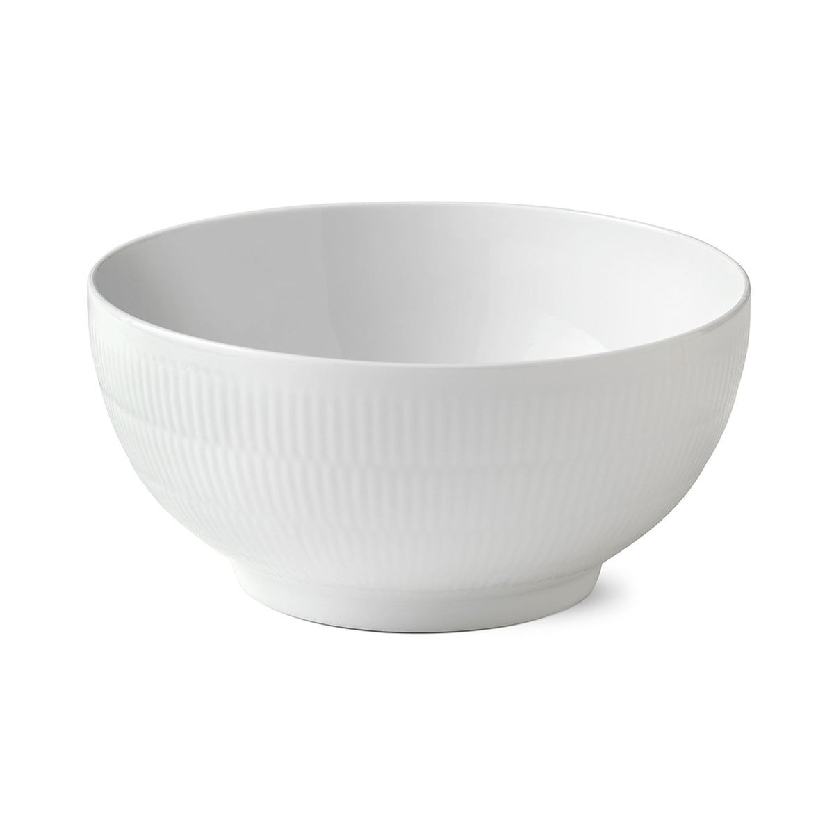 White Fluted Bowl, 310 cl - US 1442