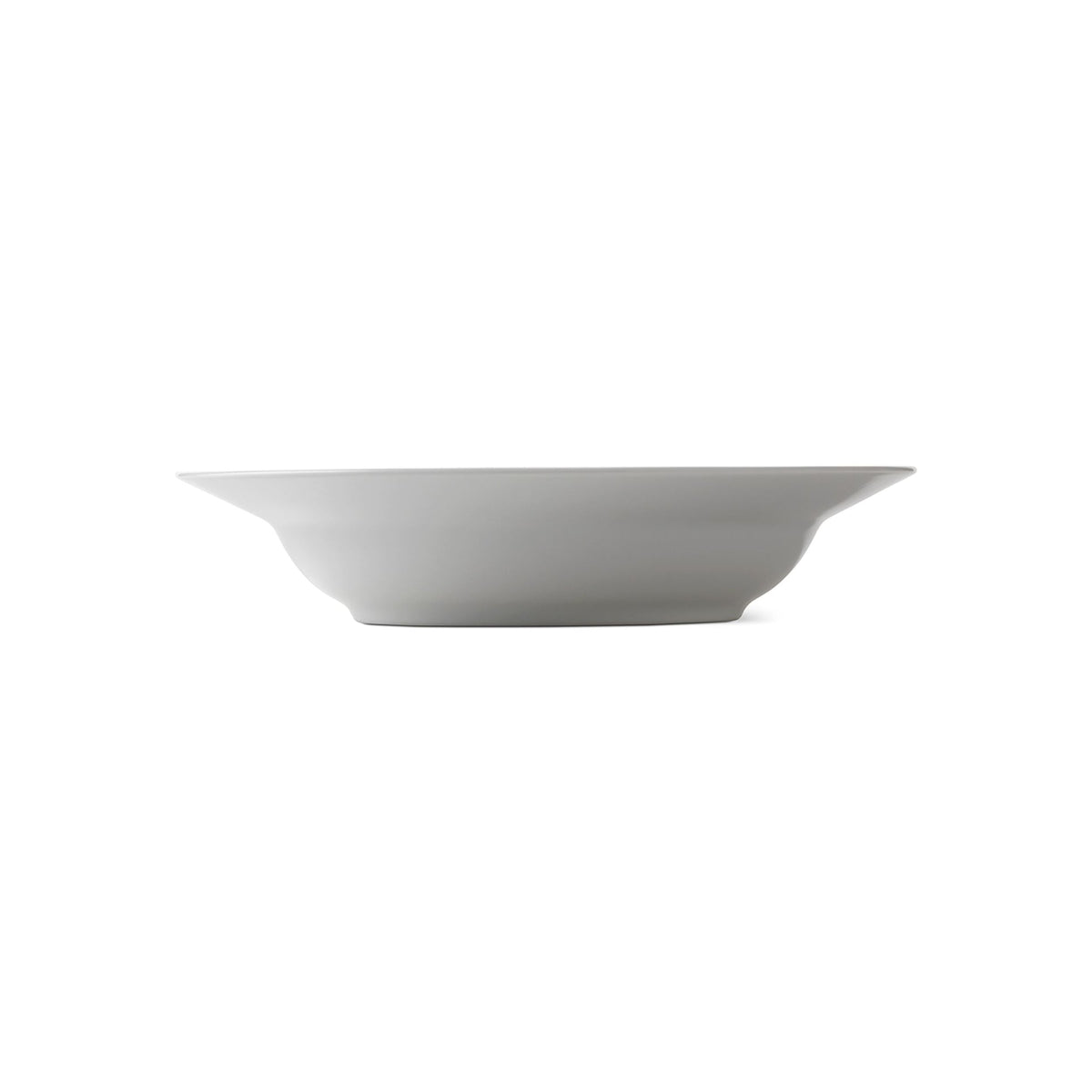 White Fluted Deep Plate, 21 cm - US 0234
