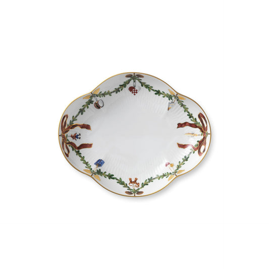 Star Fluted Christmas Dish, 22 cm - US 5929
