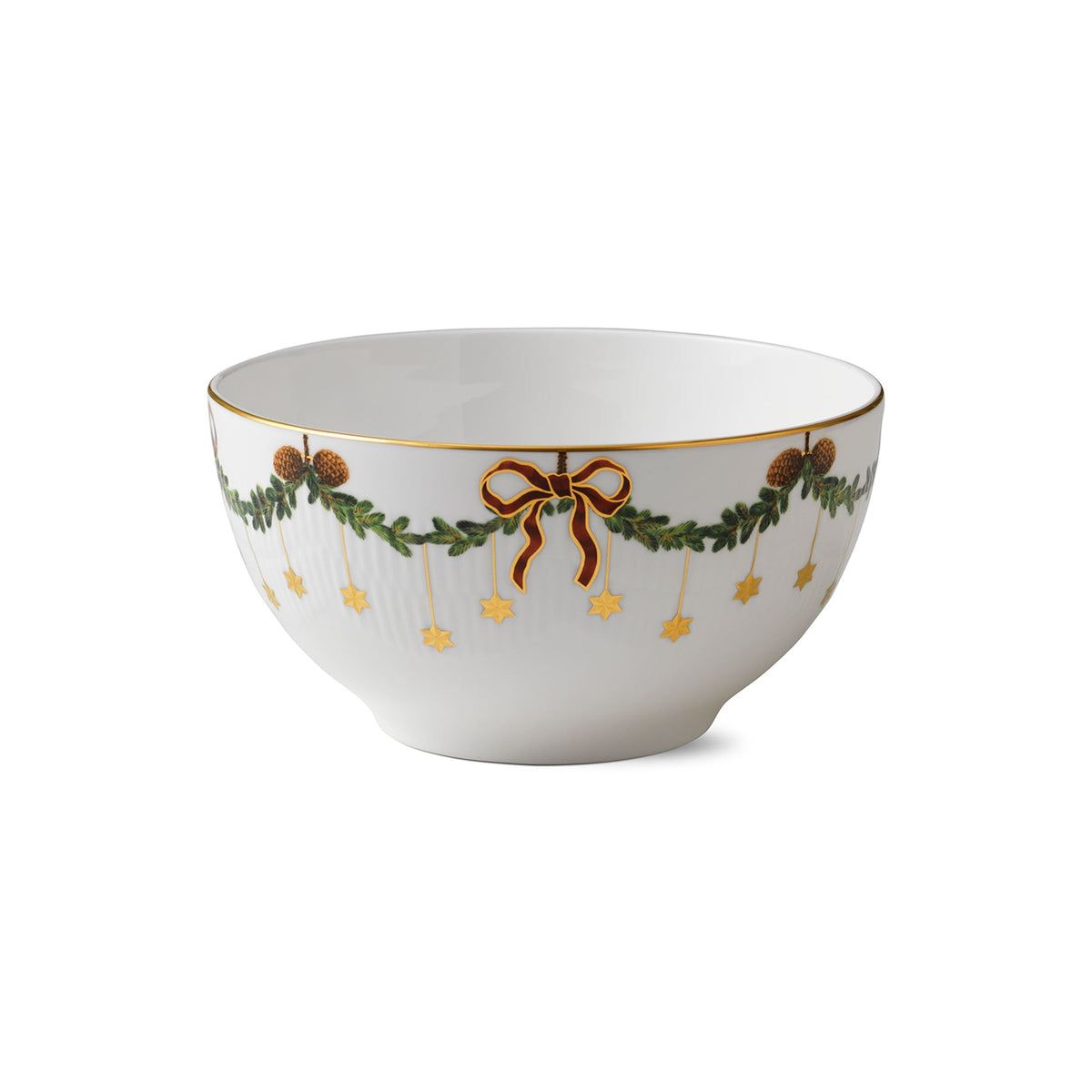 Star Fluted Christmas Bowl, 180 cl - US 6758