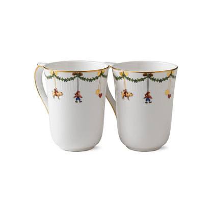 Star Fluted Christmas Cup, 36 cl, 2 pcs - US 6954