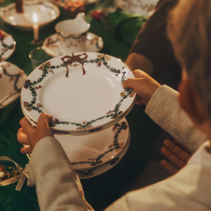 Star Fluted Christmas Plate, 19 cm - US 7114