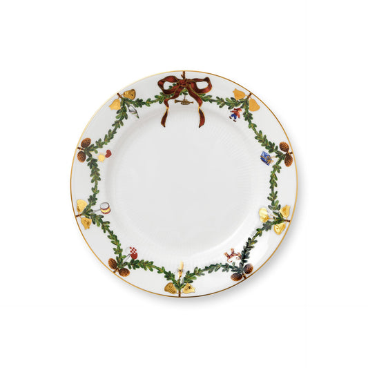Star Fluted Christmas Plate, 21 cm - US 7742
