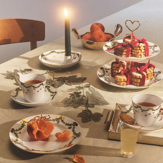 Star Fluted Christmas Plate, 21 cm - US 7742