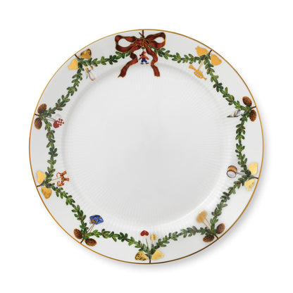 Star Fluted Christmas Plate, 27 cm - US 5116