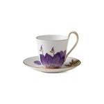 Flora High Handle Cup and Saucer, Pansy, 27 cl - US 0226