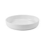 White Fluted Ovenware, 27 cm - US 0219
