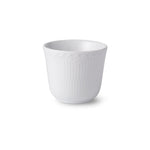 White Fluted Half Lace Thermal Mug, 26 cl - US 1816