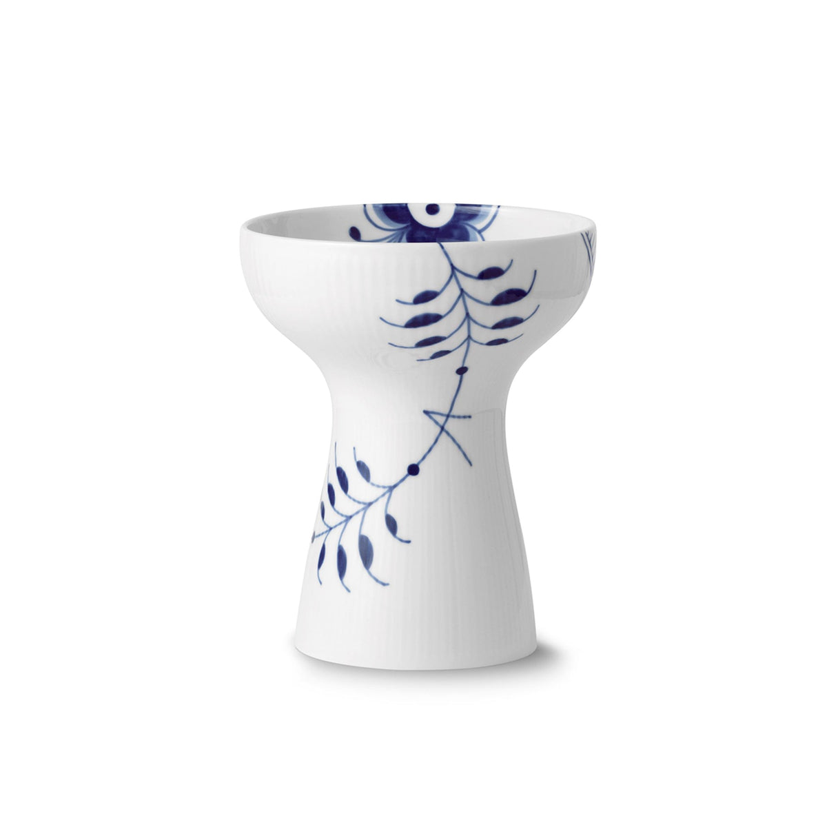 Blue Fluted Mega Vase, 19 cm - US 0922