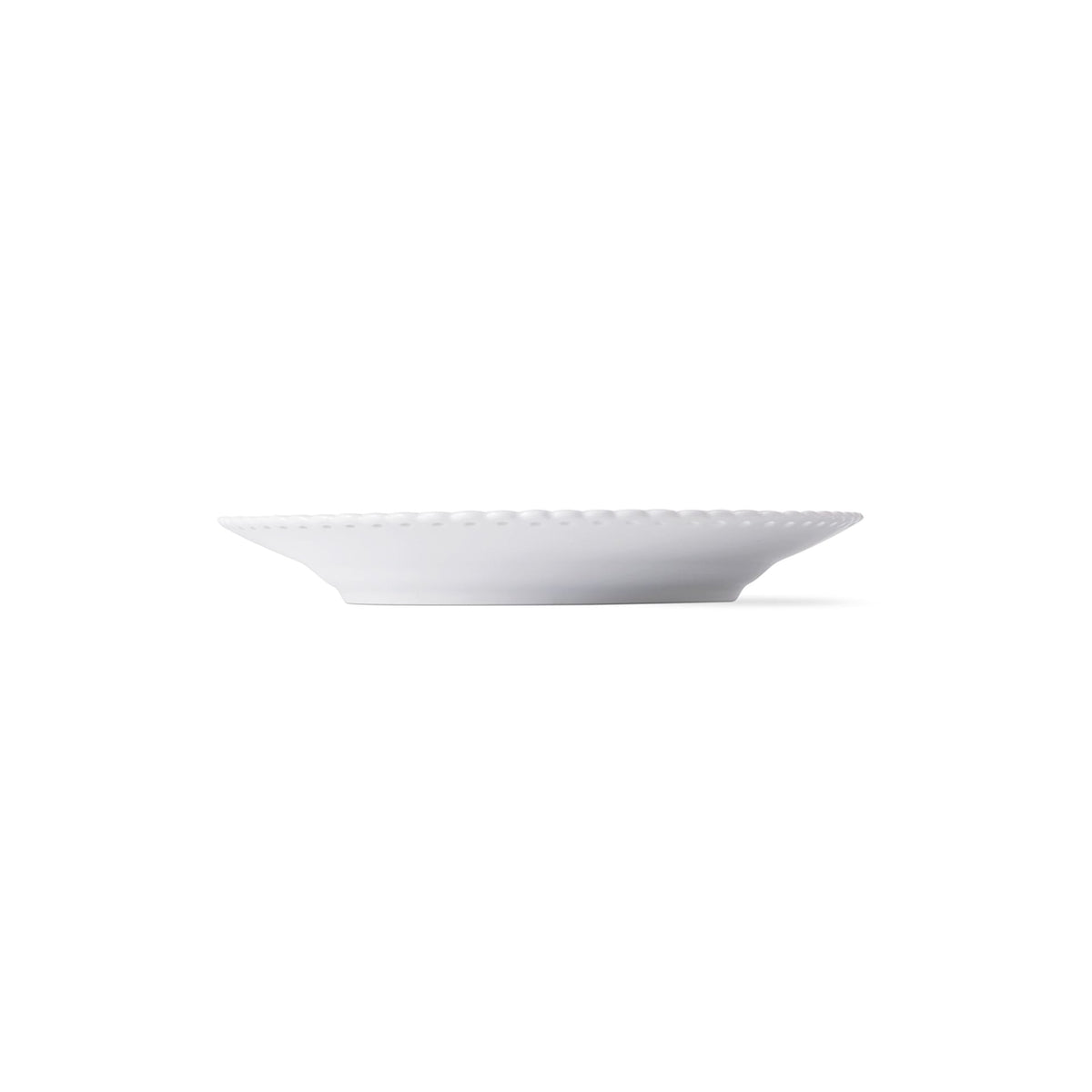 White Fluted Full Lace Plate, 19 cm - US 5741