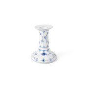 Blue Fluted Plain Candle Holder, 11.5 cm - US 9231