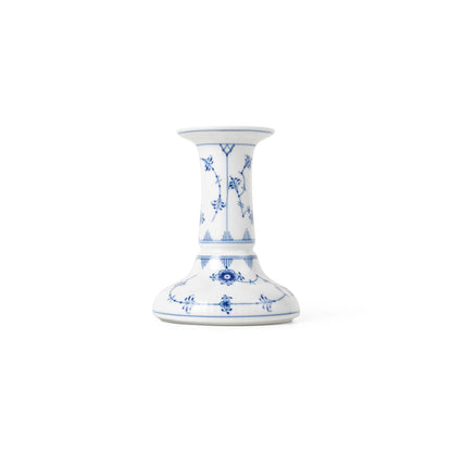 Blue Fluted Plain Candle Holder, 11.5 cm - US 9231