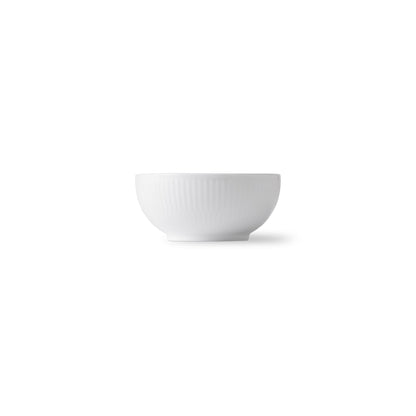 White Fluted Bowl, 24 cl - US 3332