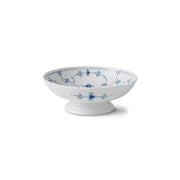 Blue Fluted Plain Bowl on Foot, 42 cl - US 5103