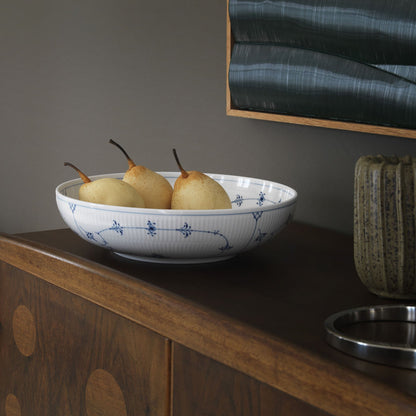 Blue Fluted Plain Bowl, 240 cl - US 2877