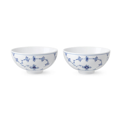 Blue Fluted Plain Bowl, 30 cl, 2 pcs - US 8102