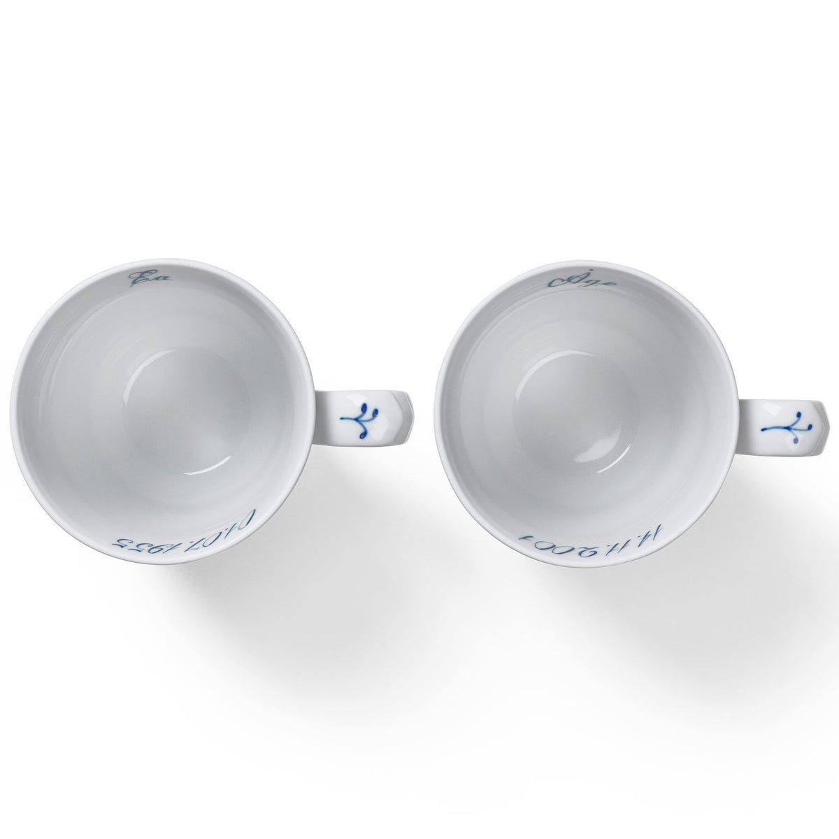 Blue Fluted Plain Cup, Bespoke, 37 cl, 2 pcs - US 7146