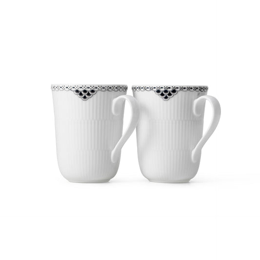 Black Lace Cup, 36 cl, 2 pcs - US 9978