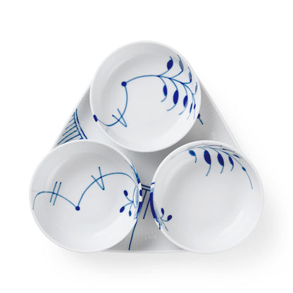 Blue Fluted Mega Serving Set, 24.5 cm, 4 pcs - US 4239