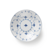 Blue Fluted Plain Deep Plate, 21 cm - US 0013