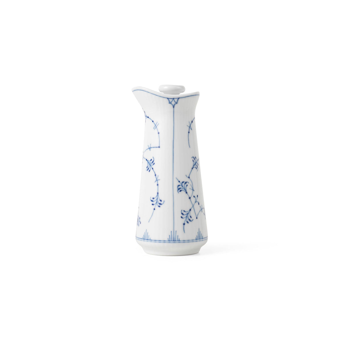 Blue Fluted Plain Oil and Vinegar Bottle, 13.5 cm - US 5720