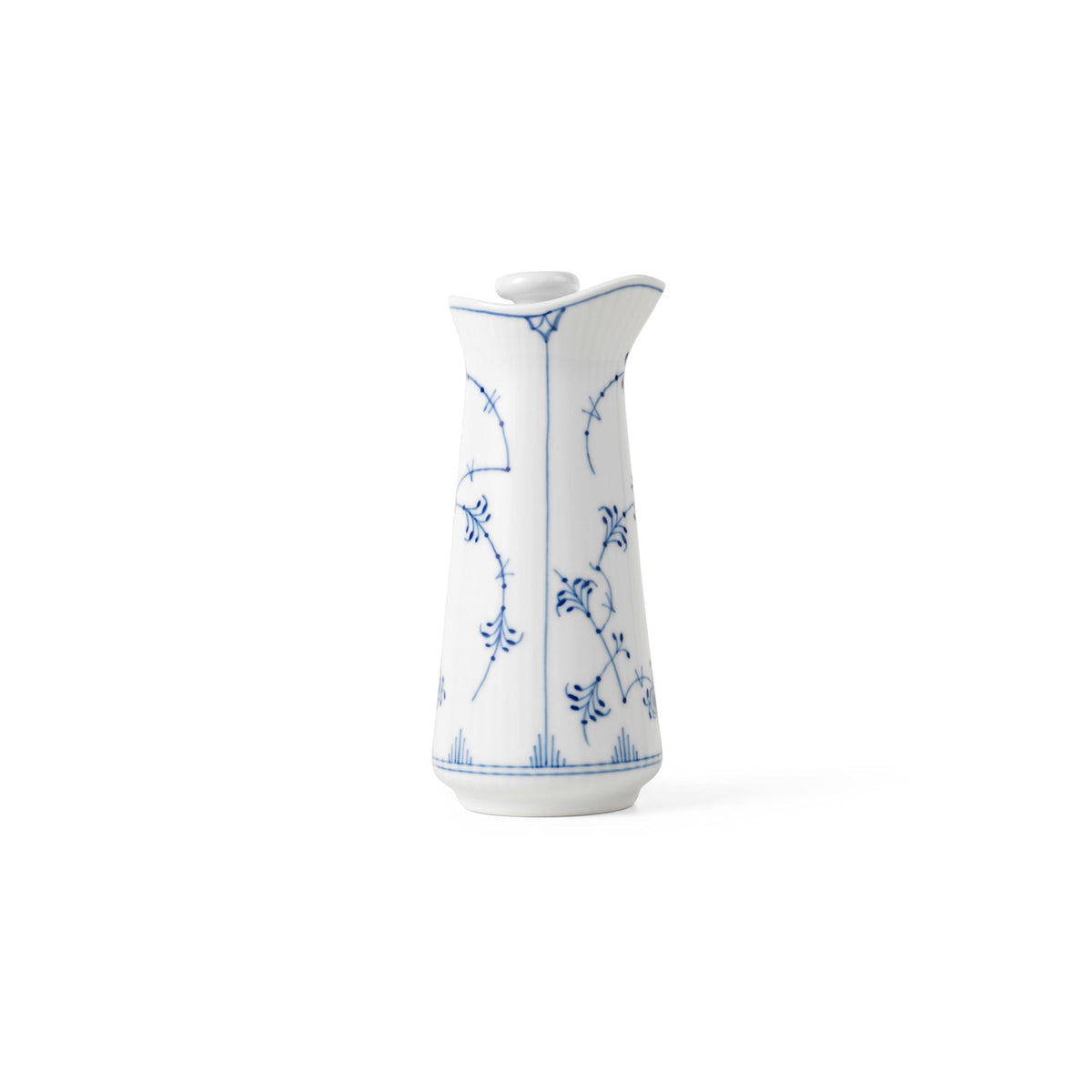 Blue Fluted Plain Oil and Vinegar Bottle, 13.5 cm - US 5720