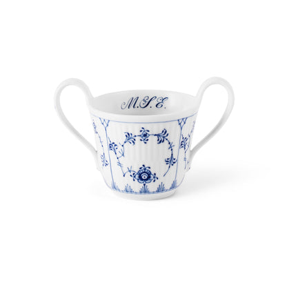 Blue Fluted Plain Baby Cup, Bespoke, 13 cl - US 5408