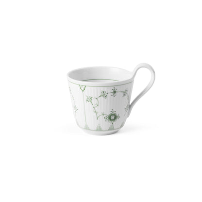 Green Fluted Plain High Handle Cup, 33 cl - US 3420