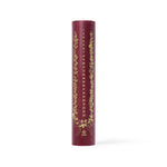 Star Fluted Christmas Advent Candle, Red, 25 cm - US 8895