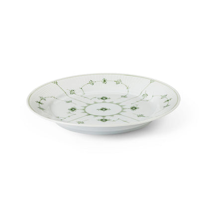 Green Fluted Plain Plate, 27 cm - US 1461