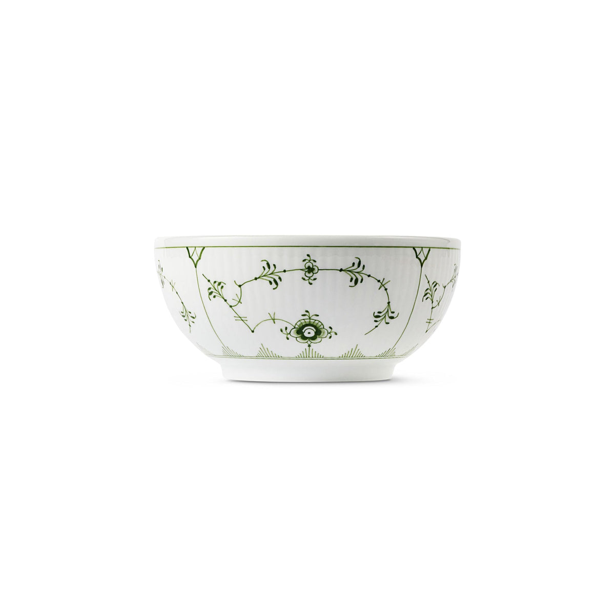 Green Fluted Plain Bowl, 47 cl - US 0498