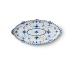 Blue Fluted Full Lace Dish, 24.5 cm - US 0240